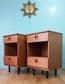Mid century bedside tables - Sold